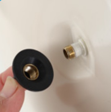 Copper air valve with leak-proof cap